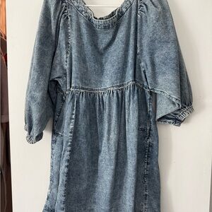 Free people denim dress